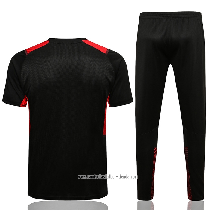 Chandal del AC Milan 2021 2022 Manga Corta Gris